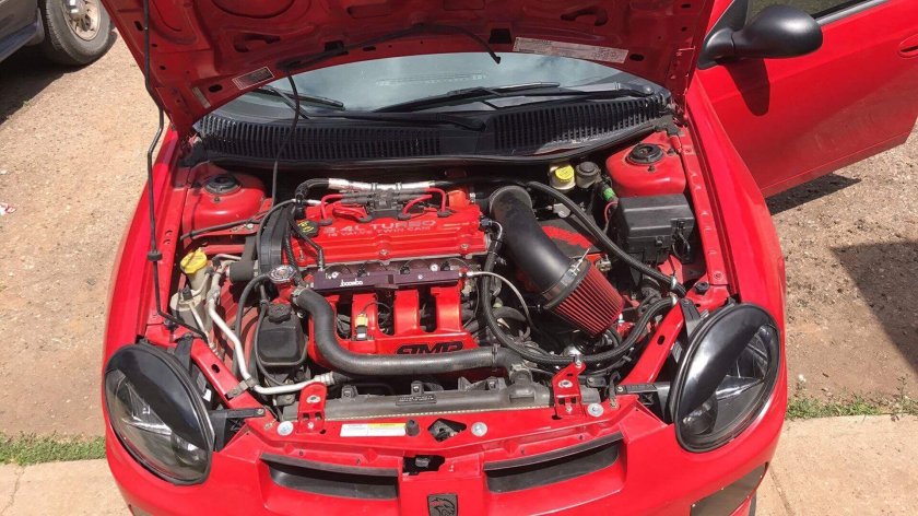 Dodge neon 2 подкапотка