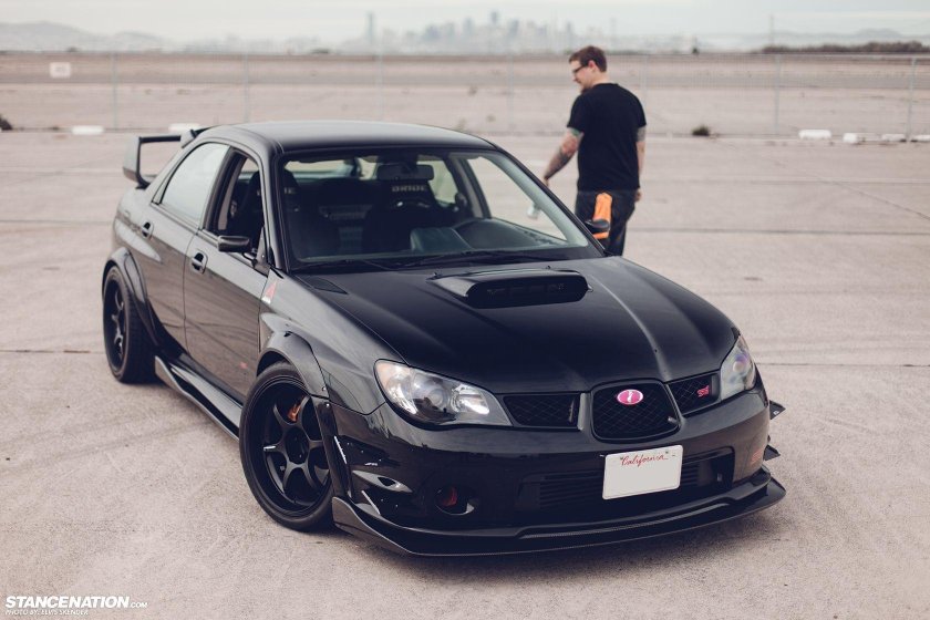 Subaru Impreza WRX STI 2007 Black