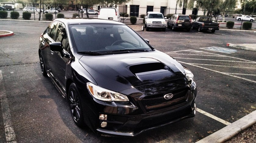 Subaru WRX STI 2014 черная