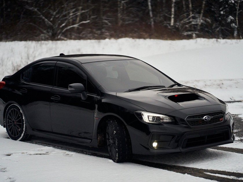 Subaru impreza wrx sti 2018 черный