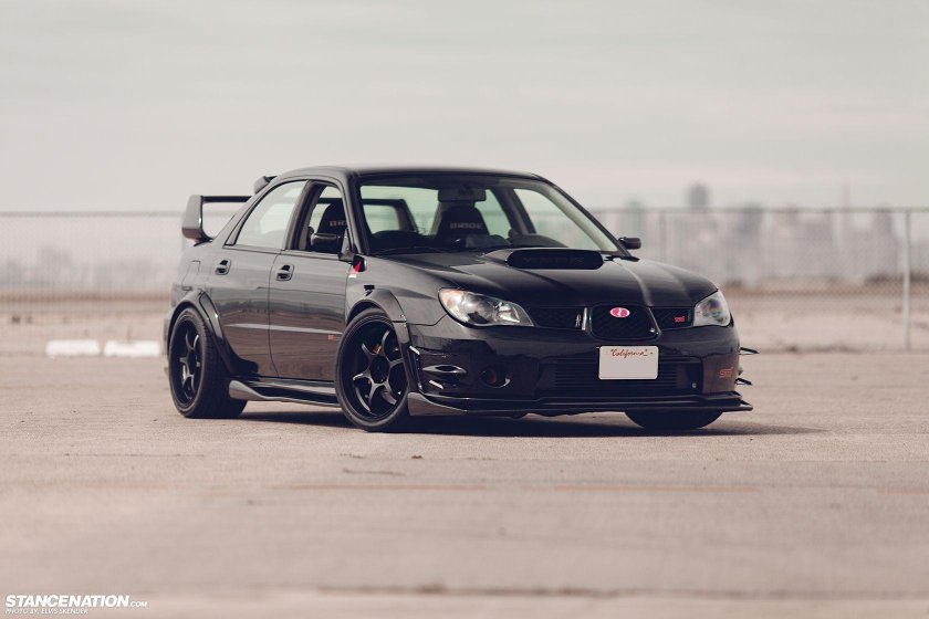 Subaru Impreza WRX STI 2007 Black