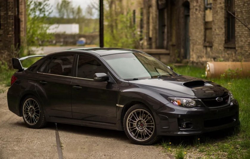 Subaru Impreza WRX STI 2008 черный