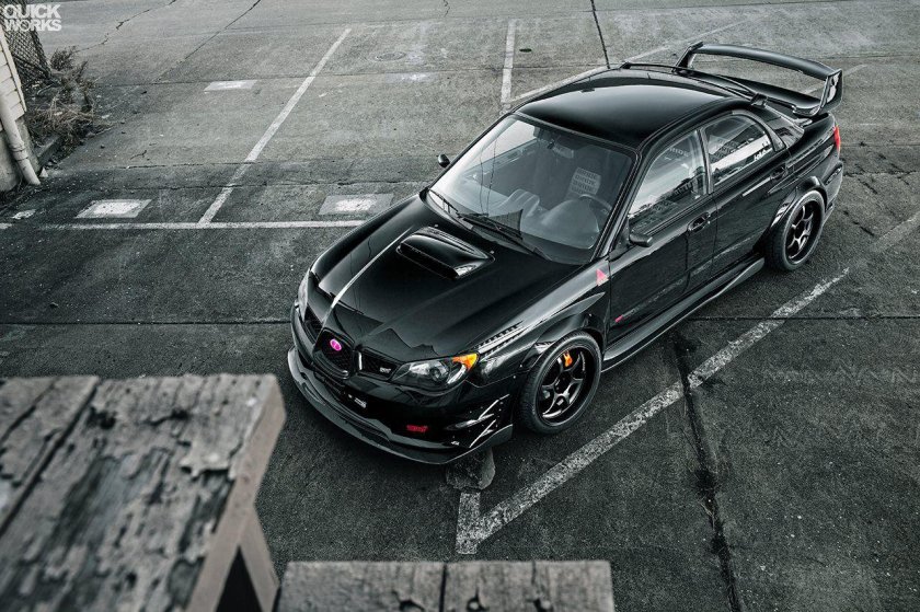 Subaru Impreza WRX STI 2006 Black