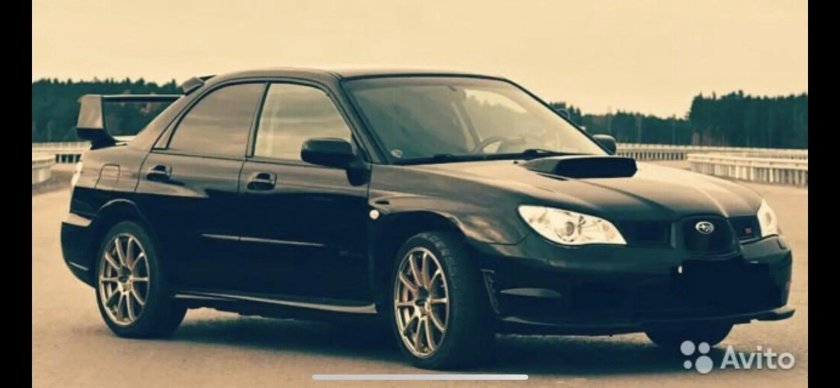 Subaru Impreza WRX STI 2006 Black