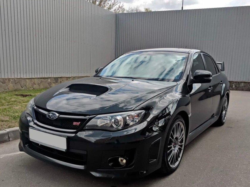 Субару Импреза 2008 черная седан