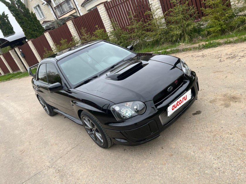 Субару импреза 2005 черная