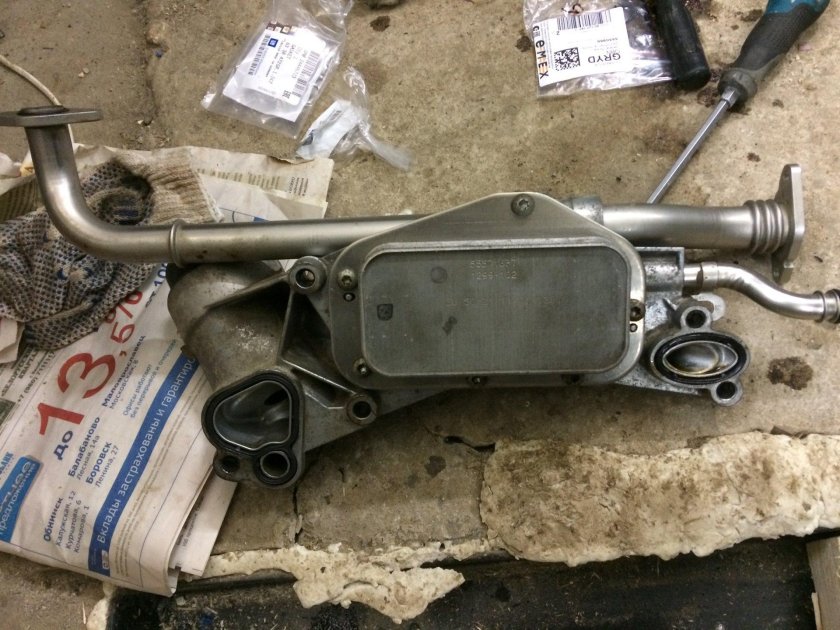 Теплообменник Chevrolet Cruze 1.8