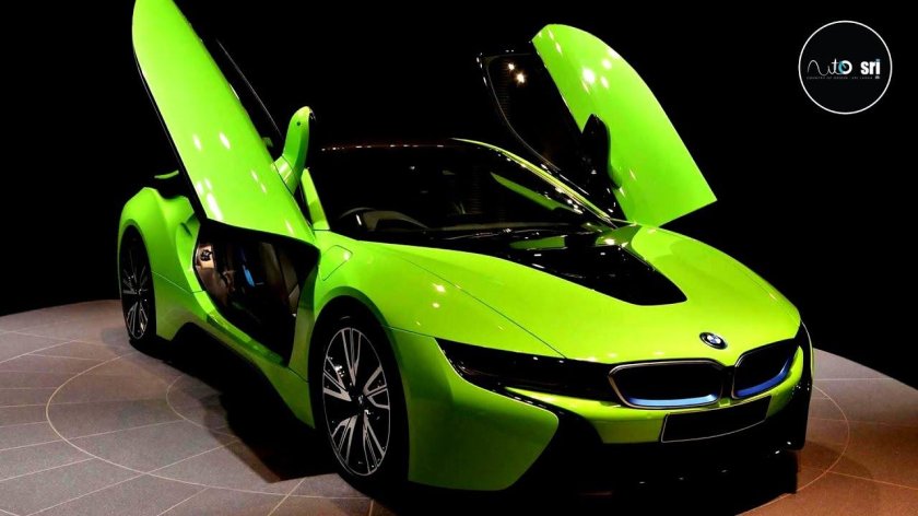 БМВ i8 салатовая
