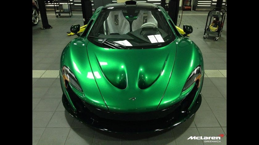 MCLAREN p1 зеленый
