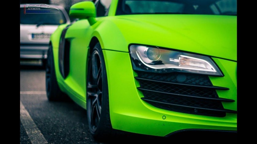 Ауди р8 салатовая