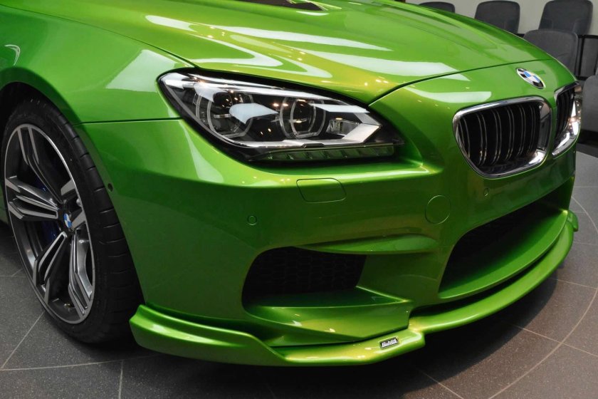 BMW m6 зеленая