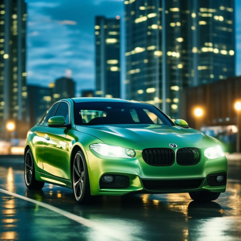 Bmw m 4 зеленая