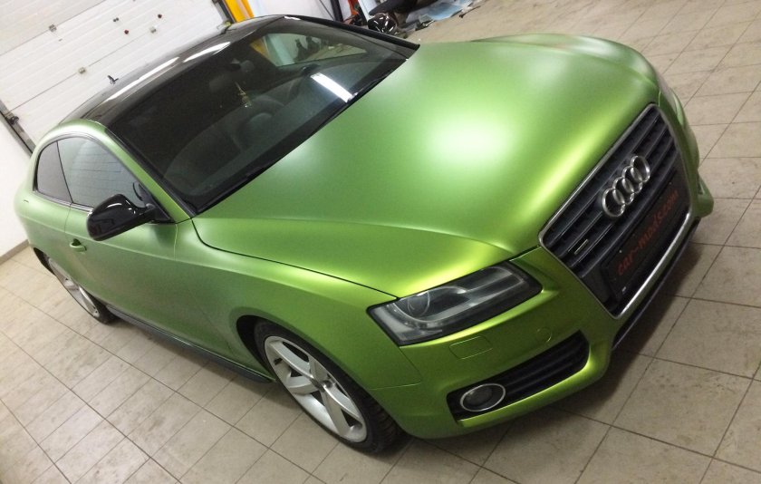 Ауди а5 зеленый металлик