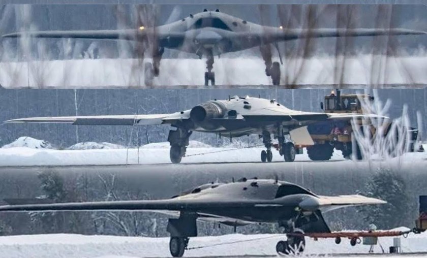 Российский ударный дрон с-70 "охотник"