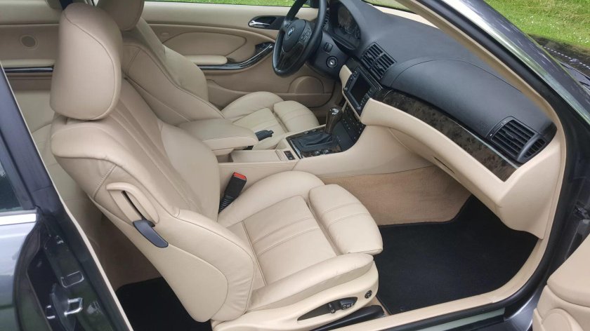 БМВ 3 купе е46 салон