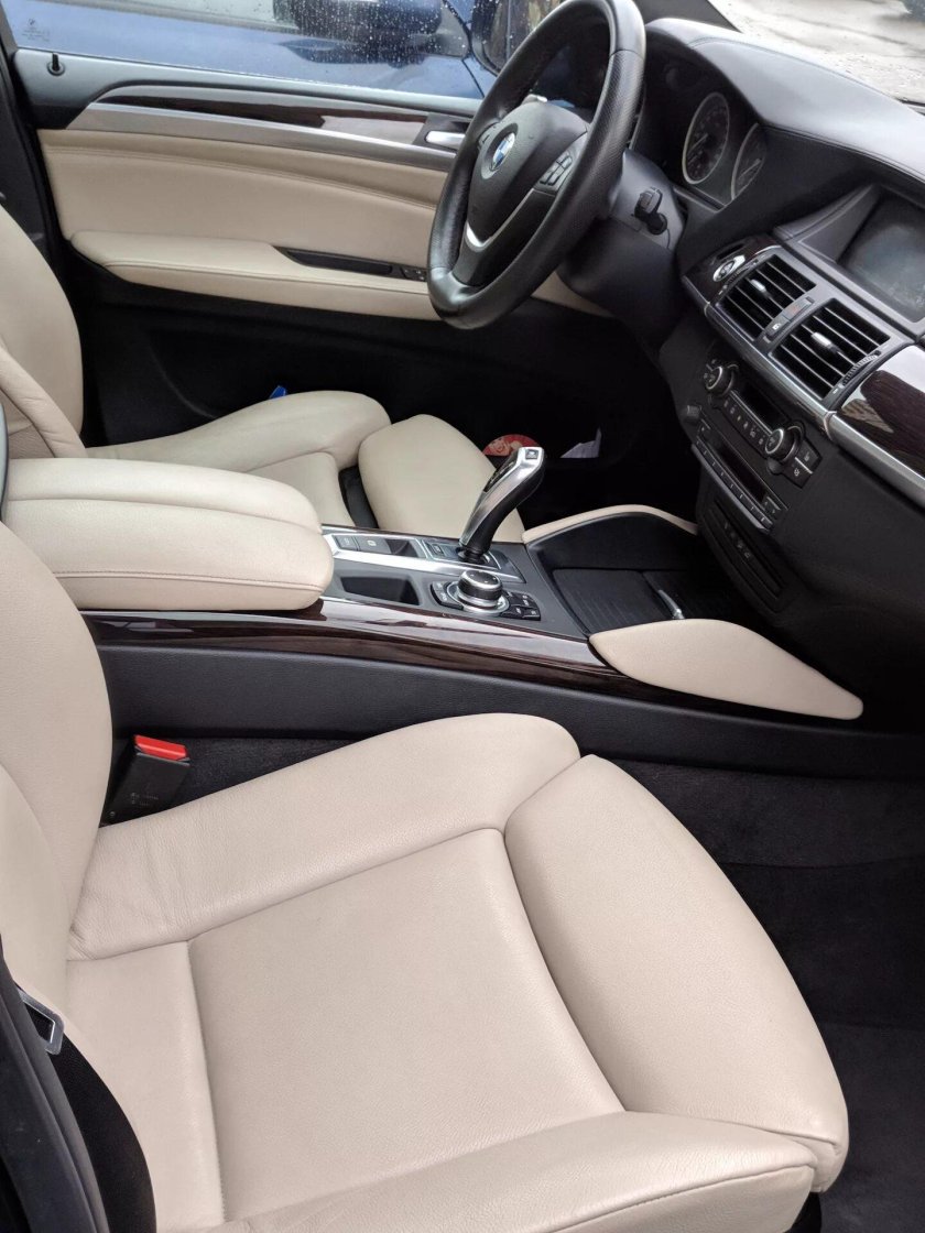 BMW е71 салон белый