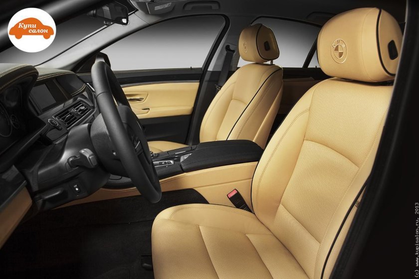 Черно кремовый салон