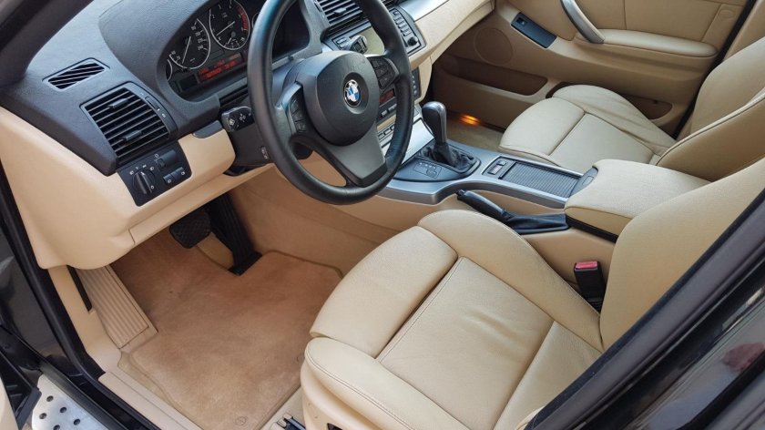 BMW e53 белый салон