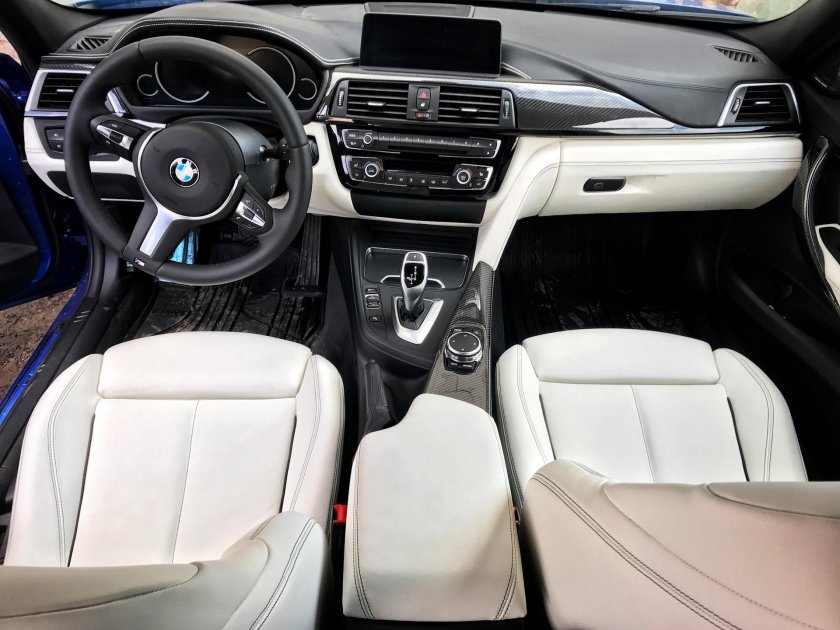 BMW f30 салон