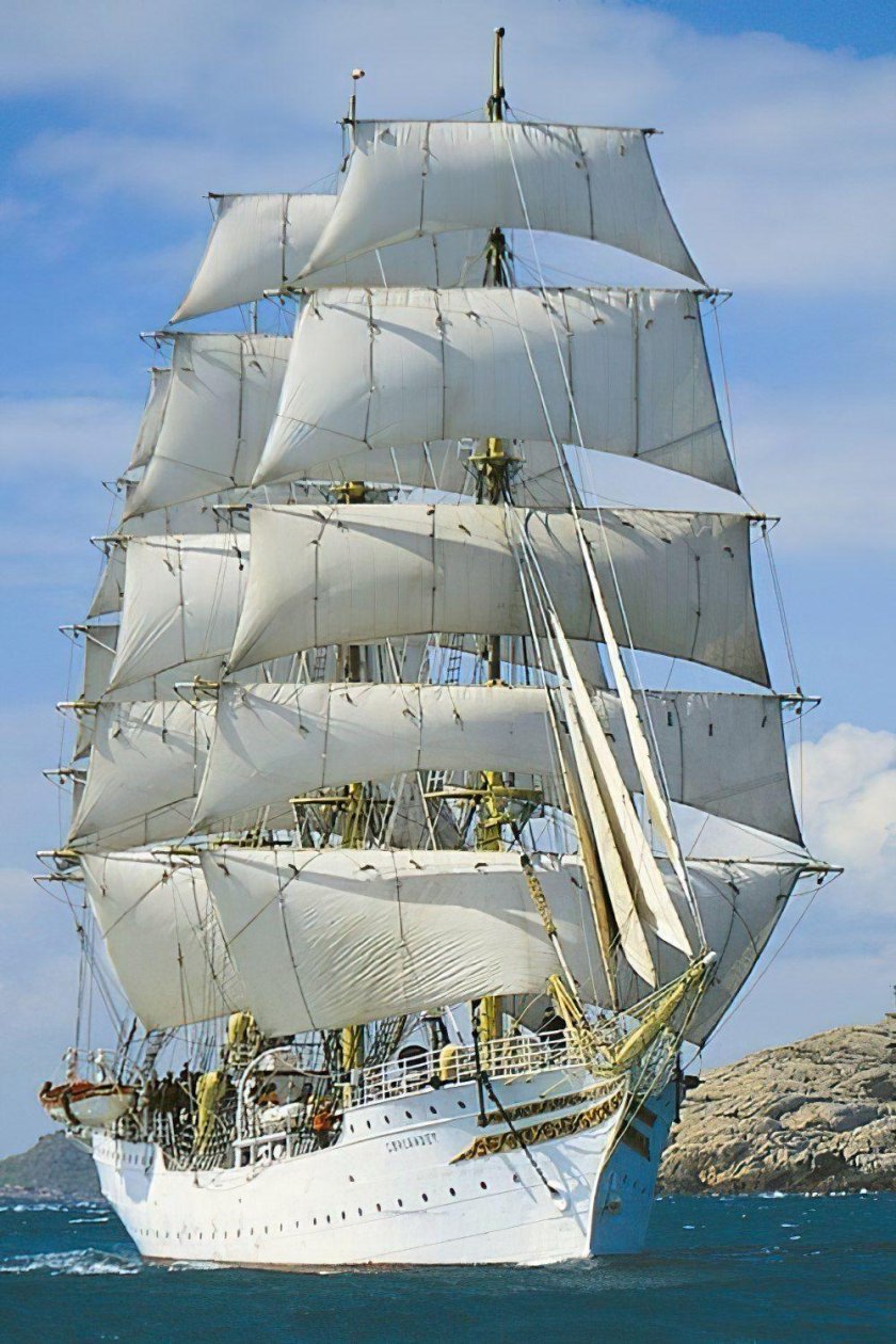 Фрегат бригантина баркентина