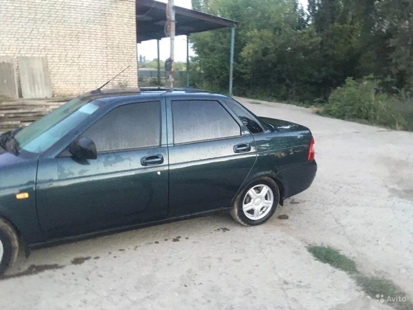 Лада приора 2012 зелёный металлик