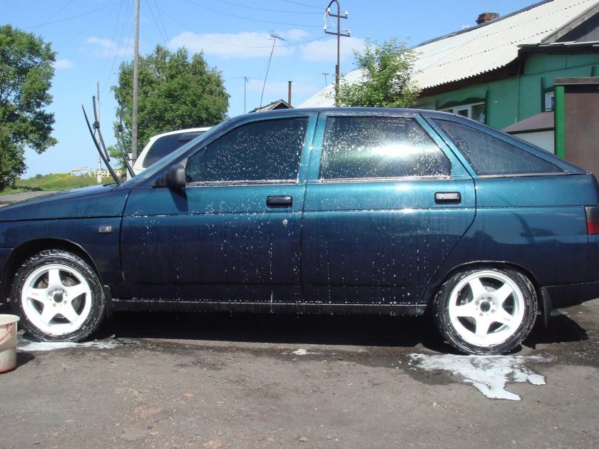 Ваз 2112 сине-зеленый металлик