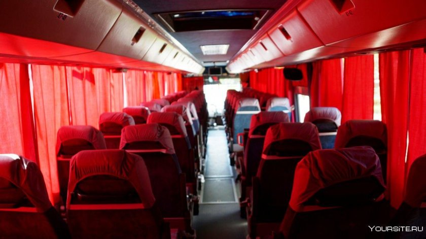 Туристический автобус салон