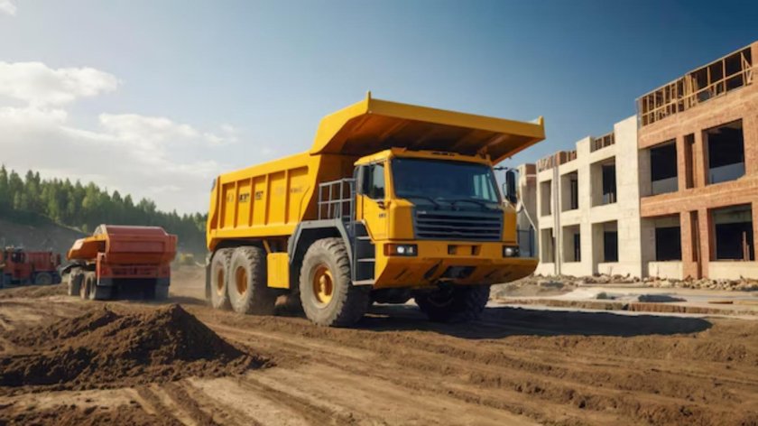 Самосвал строительный