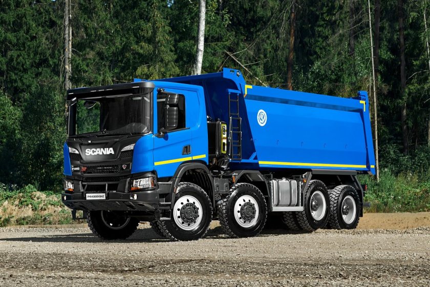 Самосвал Scania p440 8x4