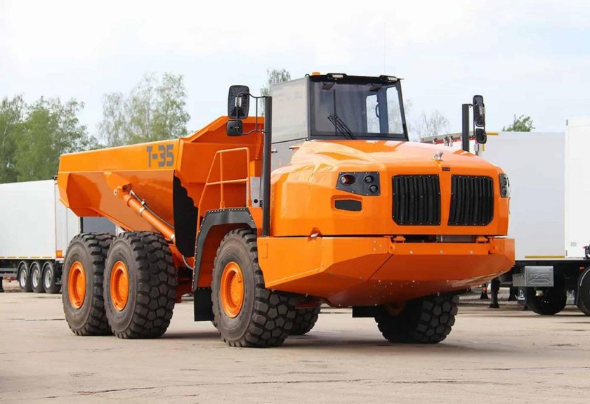 Сочлененный самосвал Тонар т-35