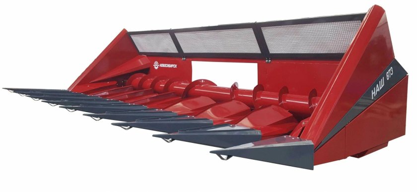 Жатка для уборки подсолнечника наш 873м