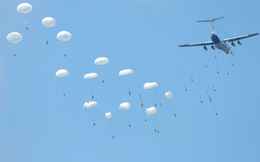 Десантирование ВДВ С ил 76