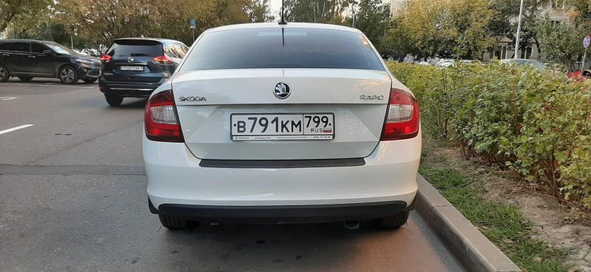 Шкода Рапид 2021 зад