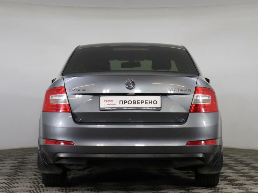 Серая шкода октавия