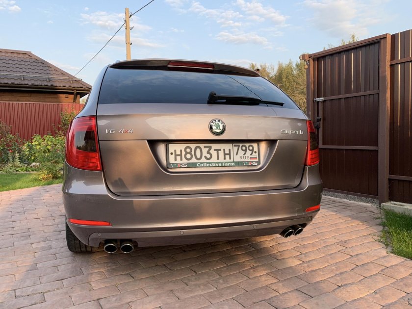 Skoda Superb 2 диффузор