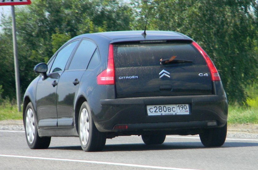 Ситроен с3 сзади