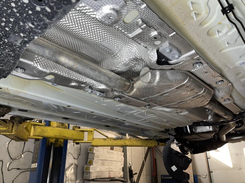 Днище шкода кодиак