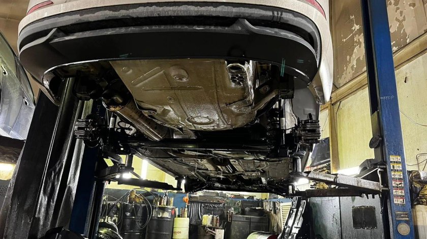 Днище шкода рапид 2015