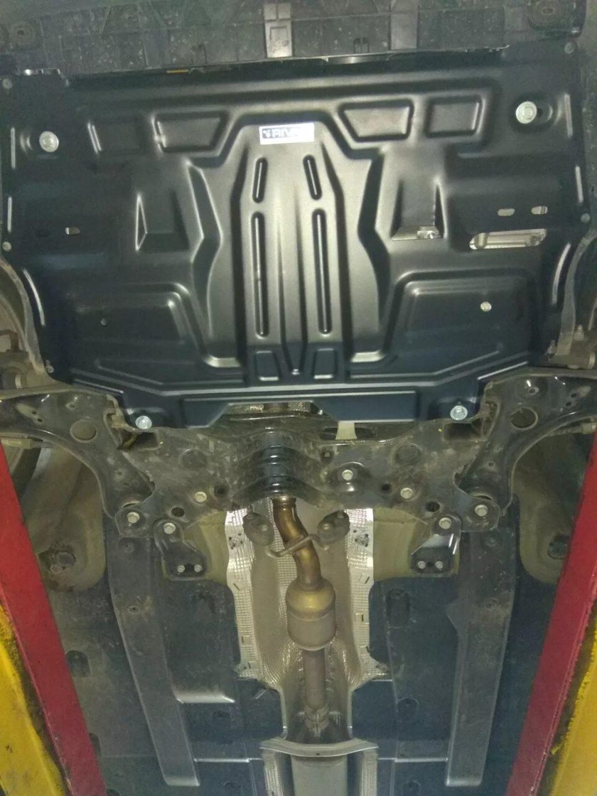 Защита днища skoda rapid