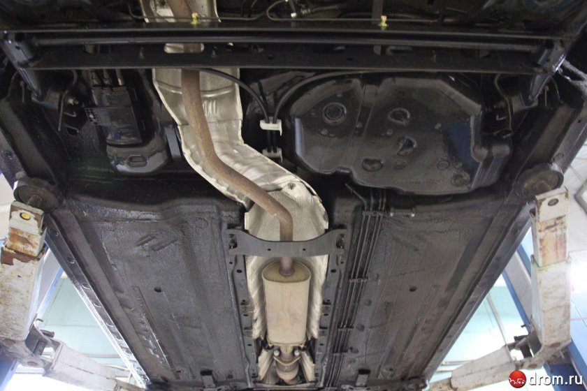 Днище Шкода Рапид