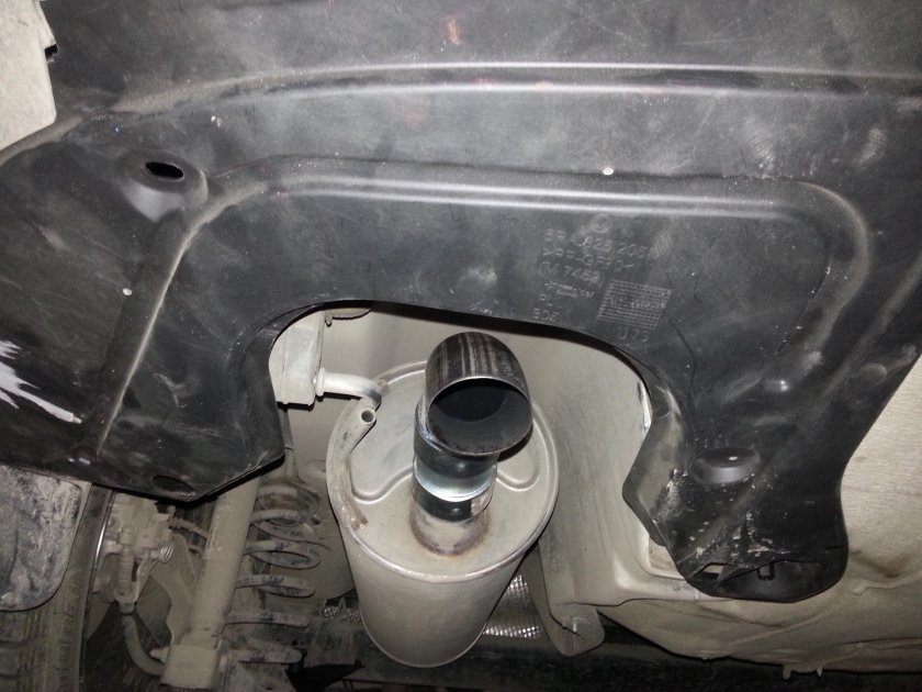 Днище Шкода Рапид