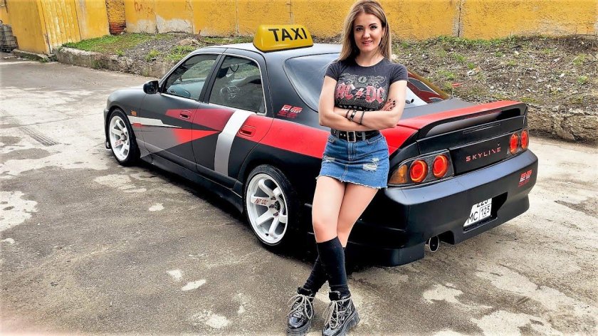 Ниссан Скайлайн р33 Насти туман