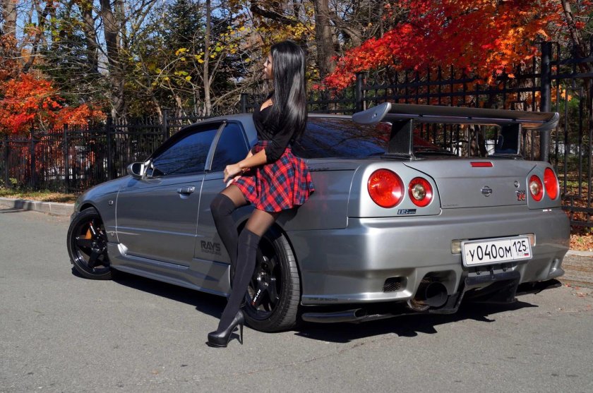 Nissan Skyline r34 stance