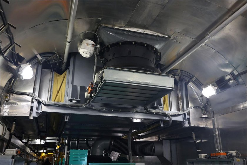 Вагон электростанция внутри