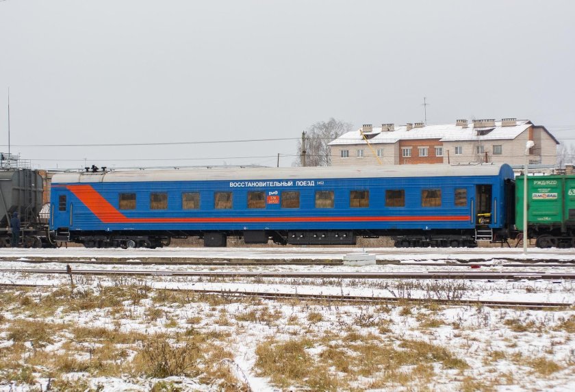 Вагон электростанция восстановительного поезда