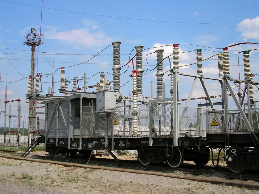 Тяговая ЖД подстанция 110кв