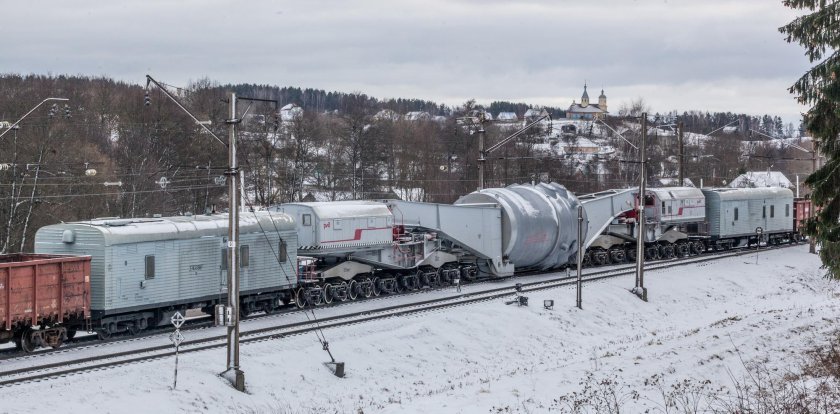 Вагон для перевозки ракет