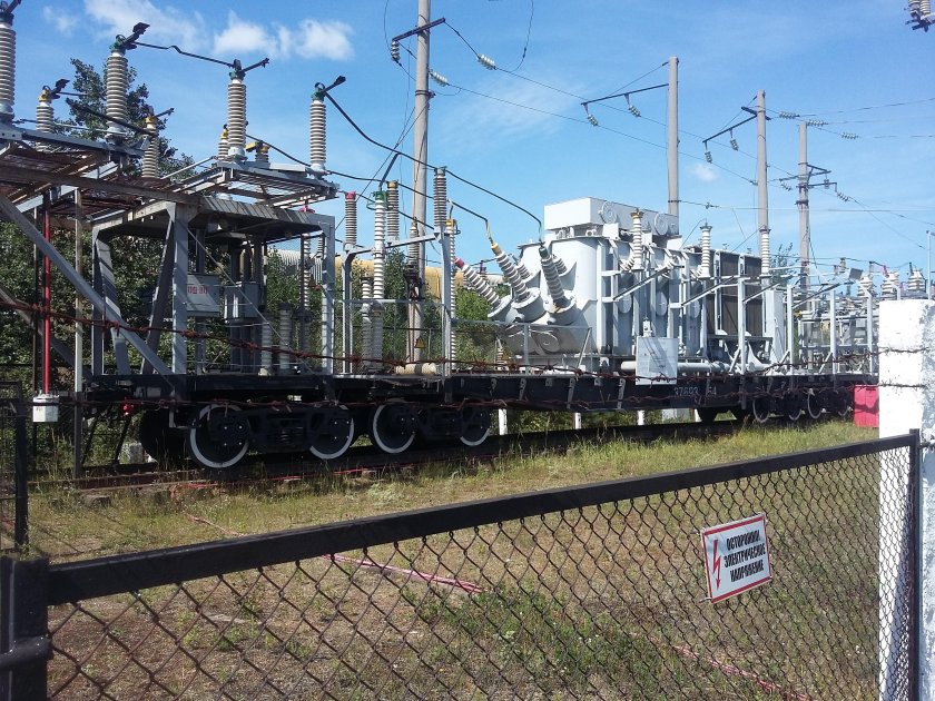 Передвижная тяговая подстанция 35 кв