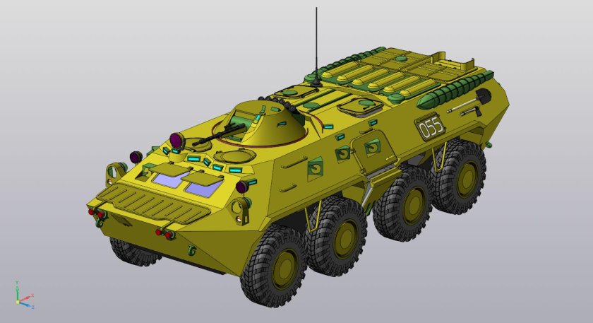 БТР 80 чертеж