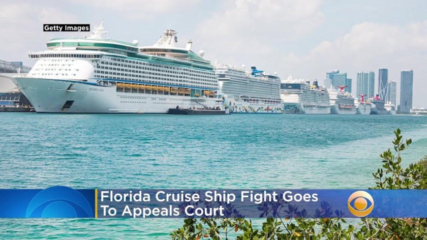 Круизный лайнер в Майами